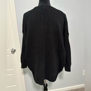 Tentree Black Cardigan